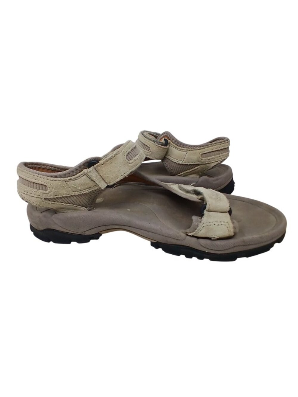 Teva Womens Size 9 Beige Sandals Adj Straps Cushioned Shock Soles 6468 #2 - Picture 8 of 10